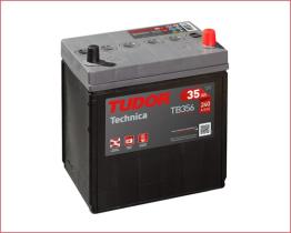 Tudor TB356 - Bateria Tudor Technica TB356 35 AH 240 A.