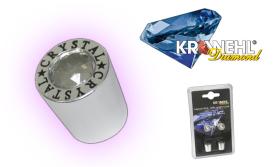 Nertor 131843853PL - Tapón de válvula Tipo diamante cristal - Universal JUEGO 4 P
