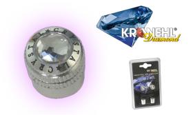 Nertor 131843854PL - Tapón de válvula Tipo diamante cristal - Universal 4 PZAS