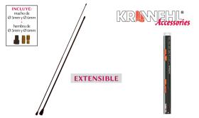 Nertor 13350042327 - Antena Extensible Metálica 36 cm - 65 cm