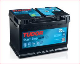 Tudor TK700 - Bateria Tudor AGM TK700 70 AH 760 A.