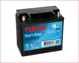 Tudor TK151 - Bateria Tudor AUXILIAR TK151 15 AH 200 A.