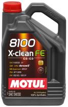 Motul 104777 - Aceite Lubricante Motul 5W30 8100 X-CLEAN FE C2/C3 5L