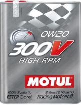 Motul 104239 - 300V HIGH RPM 0W20 2L