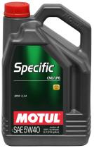 Motul 101719 - SPECIFIC CNG/LPG 5W40 5L