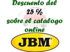 JBM 0001 - DESCUENTO DEL 25% SOBRE TODO EL CATALOGO ONLINE DE JBM